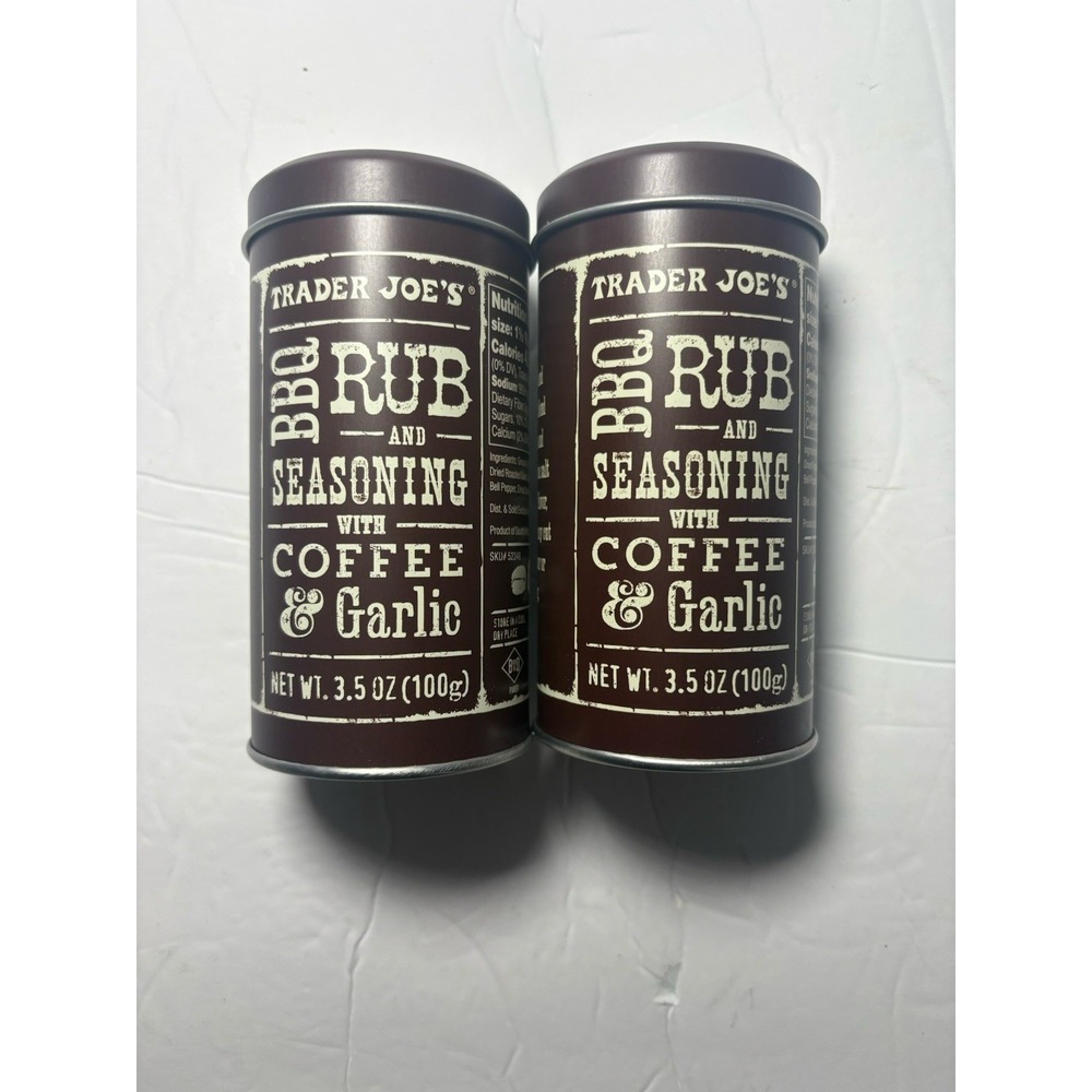Trader Joe's BBQ Rub and Seasoning with Coffee and Garlic Set